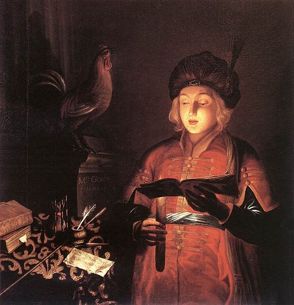 Young Man with a Candle